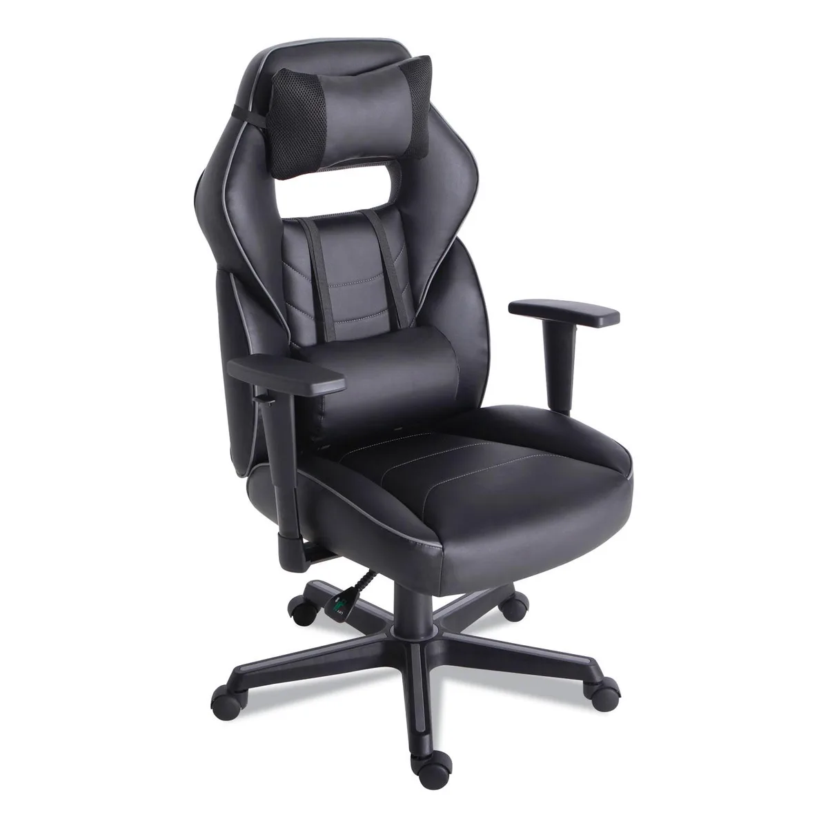 Alera Alera BT51593GY gaming chair Black/Gray 135° recline 275 lb capacity — product photo