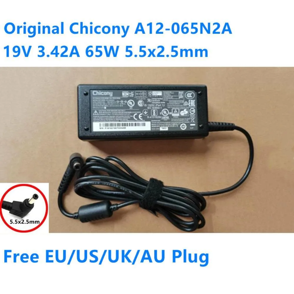 Graviton Graviton 19V 3.42A 65W AC Adapter 5.5x2.5mm — product photo