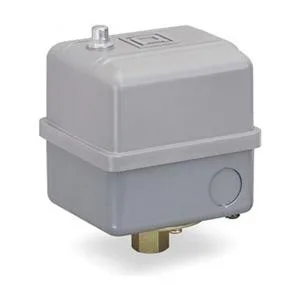 Black pressure switch with single port and unloader valve