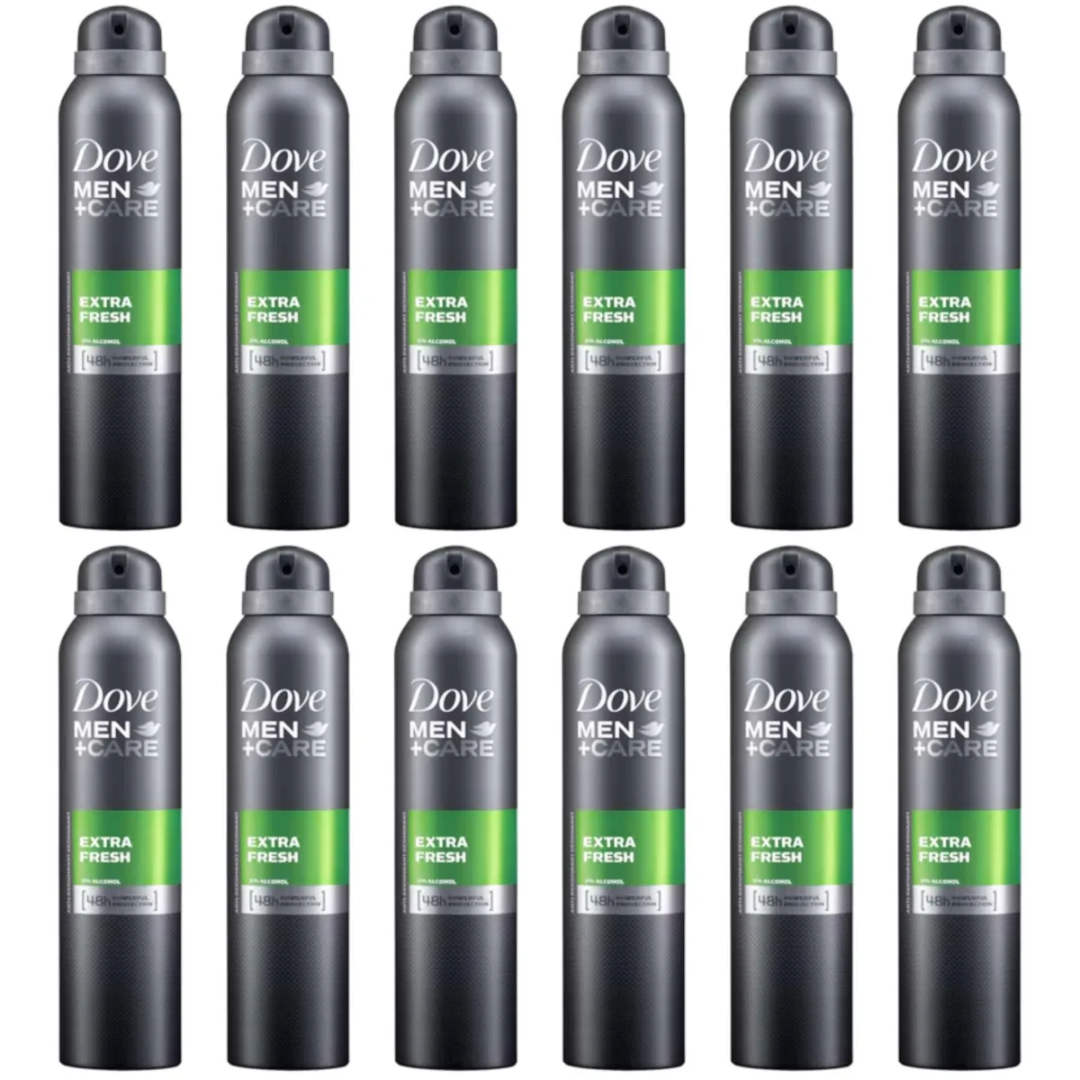 Dove Dove 52126809194814 Men+Care Extra Fresh Antiperspirant Dry Spray 150 ml 12-Pack skin care — product photo