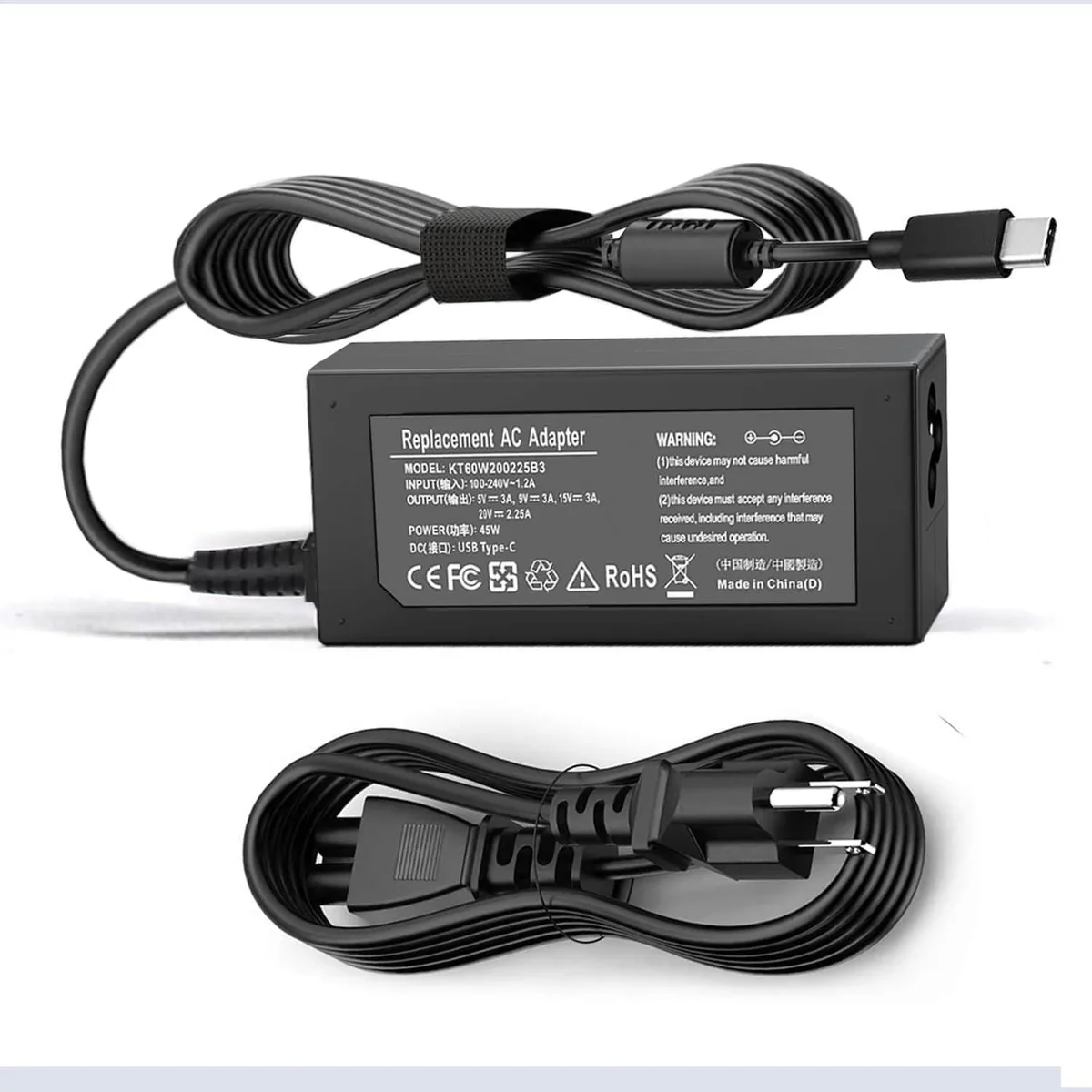  DMKAOLLK DZ65200225 45W USB-C Laptop Charger — product photo