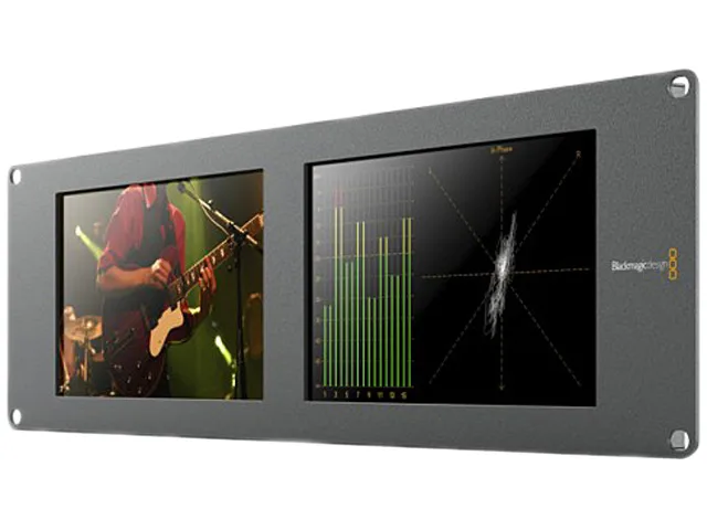 Blackmagic Design Pty. Ltd. Blackmagic Design Pty. Ltd. HDL-SMTWSCOPEDUO4K Dual 8" 6G-SDI Post Monitoring — product photo