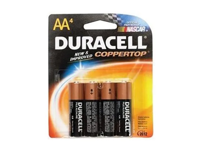 DURACELL DURACELL MN1500B4Z AA Alkaline Battery 4-pack — product photo