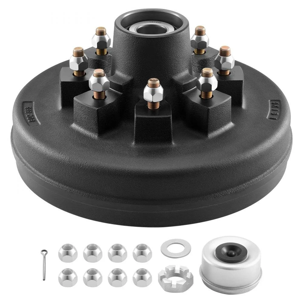VEVOR VEVOR 7000-8 Electric Trailer Brake Drum 12 in 8 Bolt 7000 lbs — product photo
