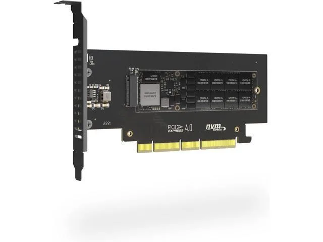 Manw Manw PCIe 4.0 x4 Adapter for NGSFF NF1 M.3 NVMe 110mm SSD 30110 — product photo