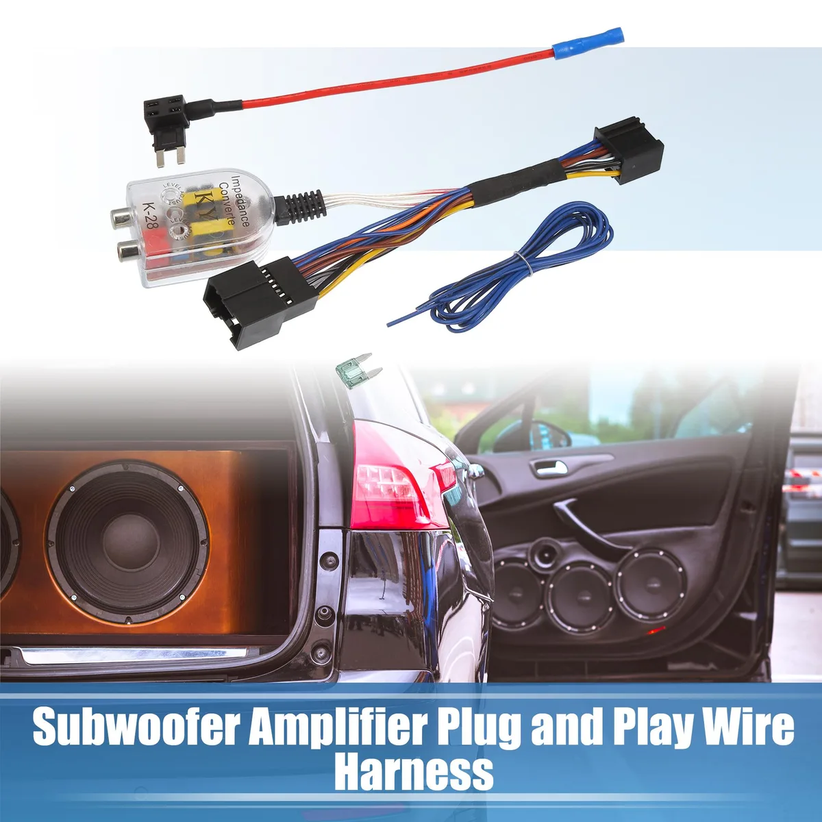 Unique-Bargains Unique-Bargains Subwoofer Amp Wire Harness 70-2105 Chevy GMC Cadillac — product photo