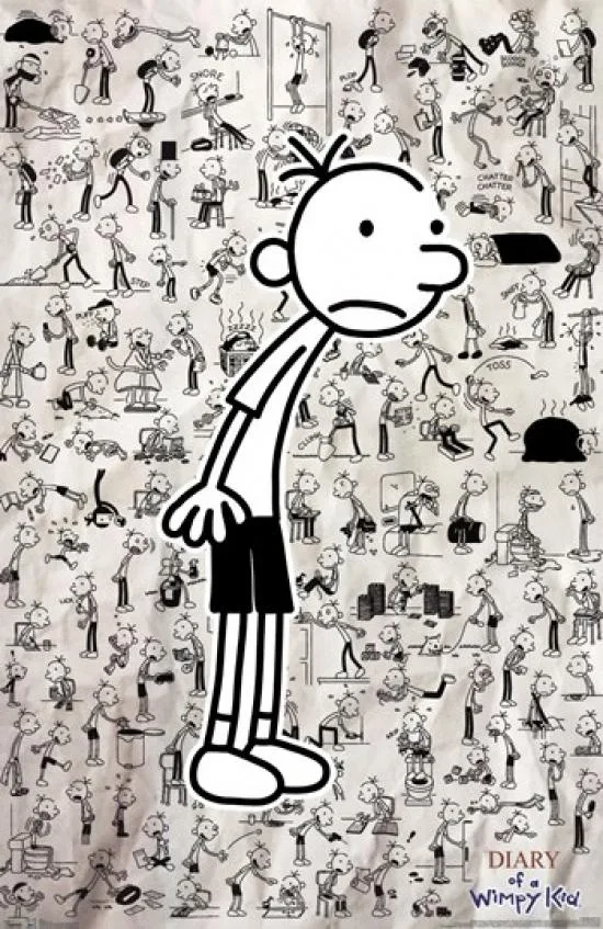 Posterazzi Wimpy Kid art poster print 24 x 36 inches on premium heavy stock paper