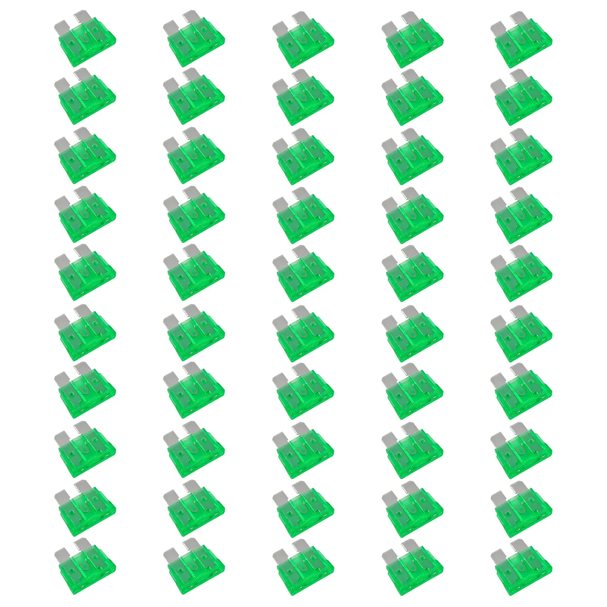 The Wires Zone The Wires Zone 2X-TWZ-ATC30A-25 ATC Blade Fuse 30A 50 Pack — product photo