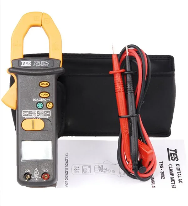 TES Electrical Electronic Corp. TES Electrical Electronic Corp. 3092 Mini Digital Clamp Meter electrician tool — product photo