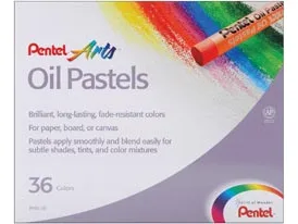 Pentel of America, Ltd. Pentel of America, Ltd. PHN-36 36-Color Oil Pastel Set with Carrying Case — product photo