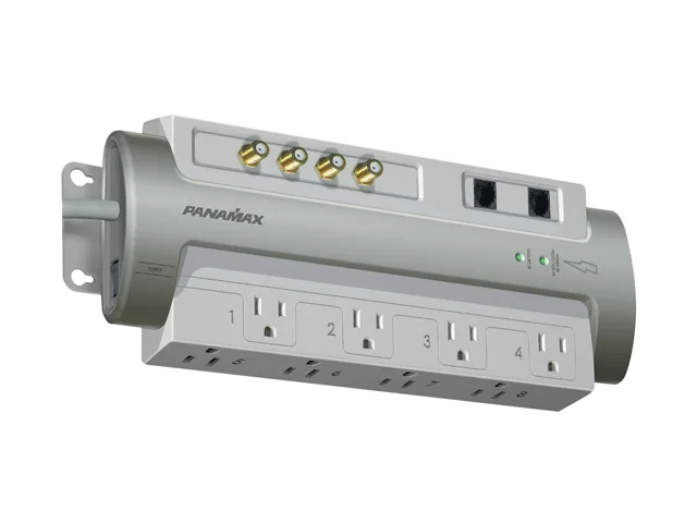 PANAMAX PANAMAX PM8-AV 6 ft 8 Outlets 1125 Joules Surge Protector — product photo
