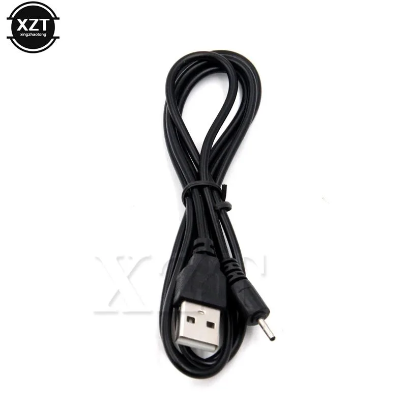 Thin black Micro USB to USB-A cable for Nokia phones