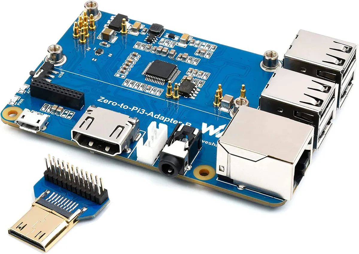 WaveShare WaveShare B/3B Raspberry Pi Zero 2W to Pi 3B/3B+ Adapter — product photo