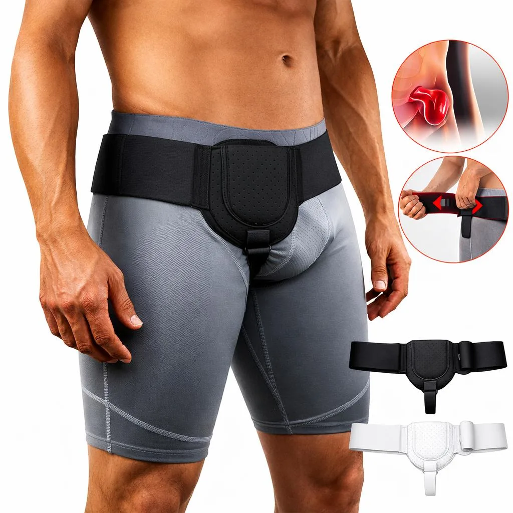 The Perfect Part The Perfect Part Inguinal Hernia Support Truss Black 3547 in — product photo