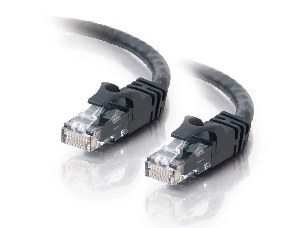 Cables To Go Cables To Go 3981 2ft Cat6 snagless UTP network ethernet cable black — product photo