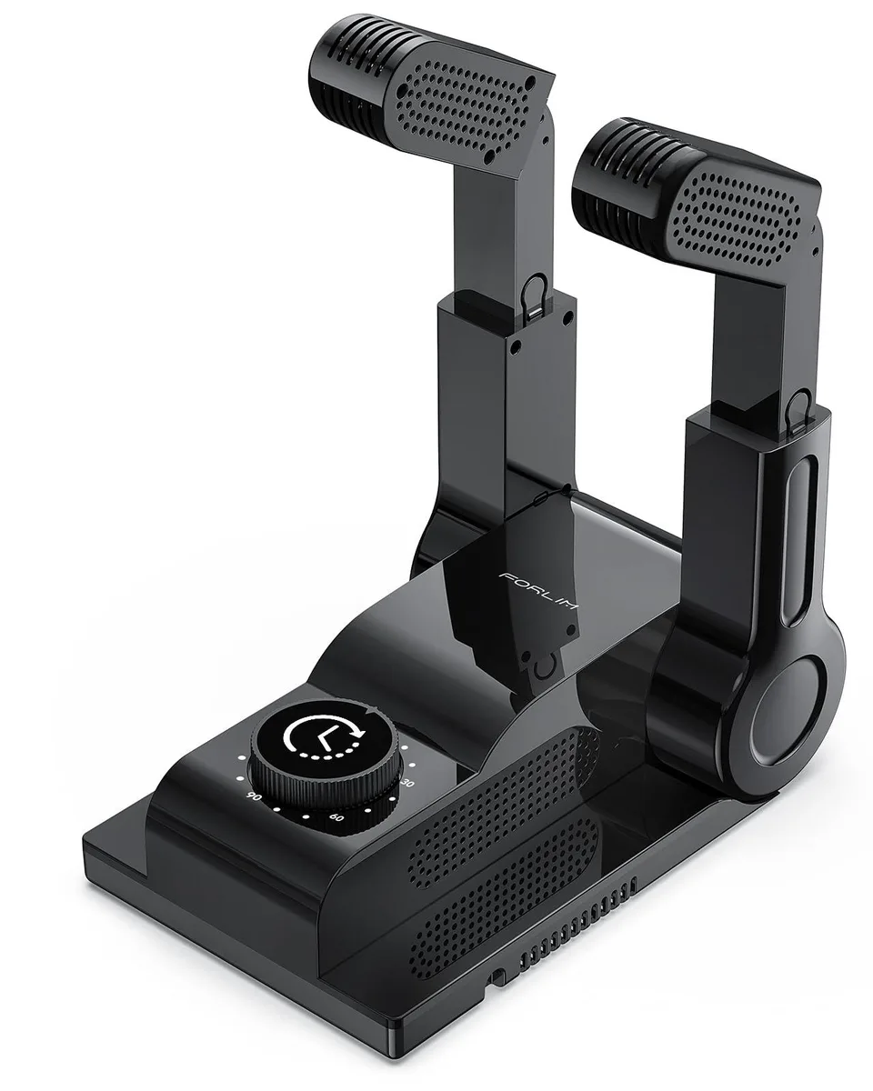 Daewoo SD-002A-B Boot Dryer with 180° Adjustable Rack, Telescopic Ports, Timer - Black — product photo