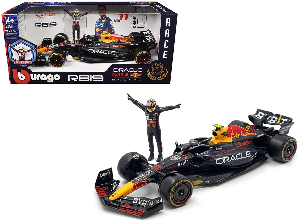 BBURAGO BBURAGO Red Bull Racing RB19 #11 Oracle 2023 1/24 Diecast hobby collectible — product photo