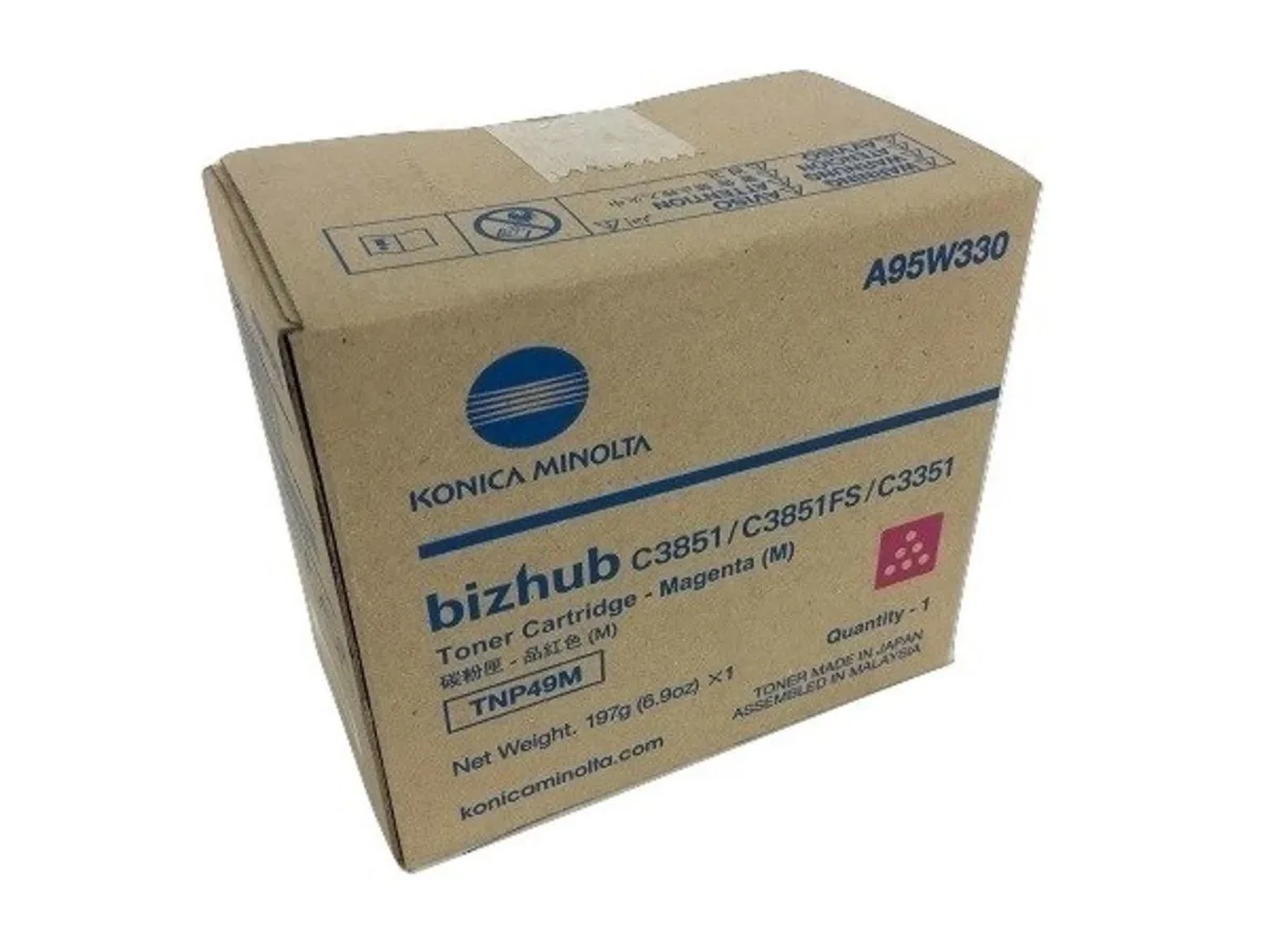 Konica Minolta Konica Minolta A95W330 TNP-49M Magenta Toner Cartridge 12000 Pages — product photo