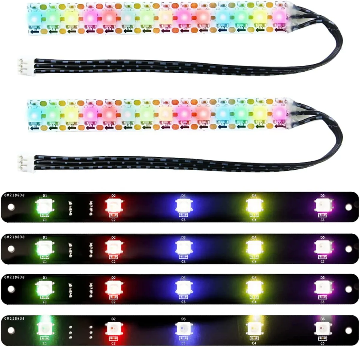 yahboom yahboom WS2812 LED strip 5-bit 4pcs 14-bit 2pcs — product photo
