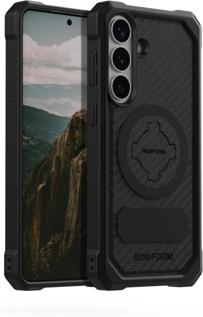 Transcend Transcend Rokform Rugged Case for Galaxy S26 Plus Magnetic Cover Drop Tested Armor Black — product photo
