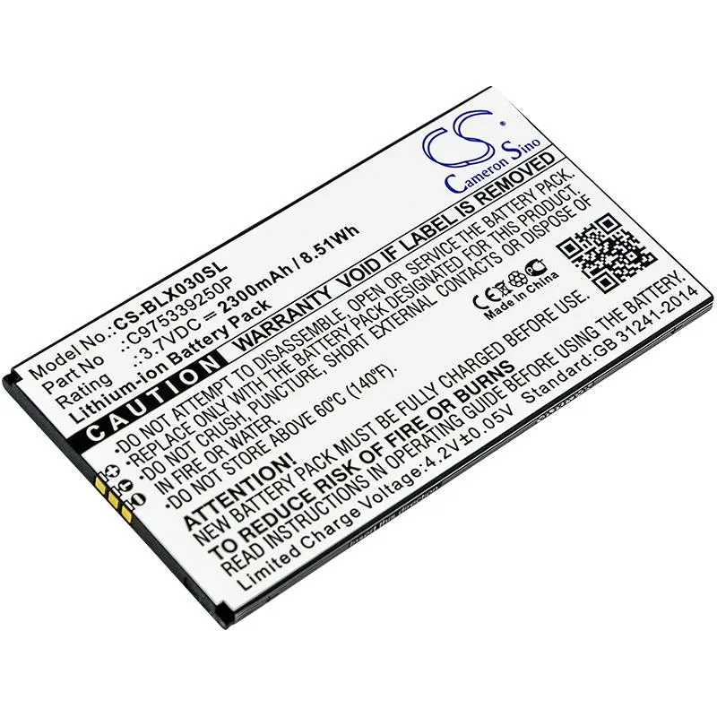 Cameron &amp; Co Cameron &amp; Co DS-CS-BLX030SL cell phone battery 3.7V 2300mAh 2.3Ah 8.51Wh Li-ion Black — product photo