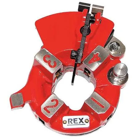 Wheeler-Rex 70131 die head for threading machines, cast aluminium, self-opening, 1/2in to 1in capacity