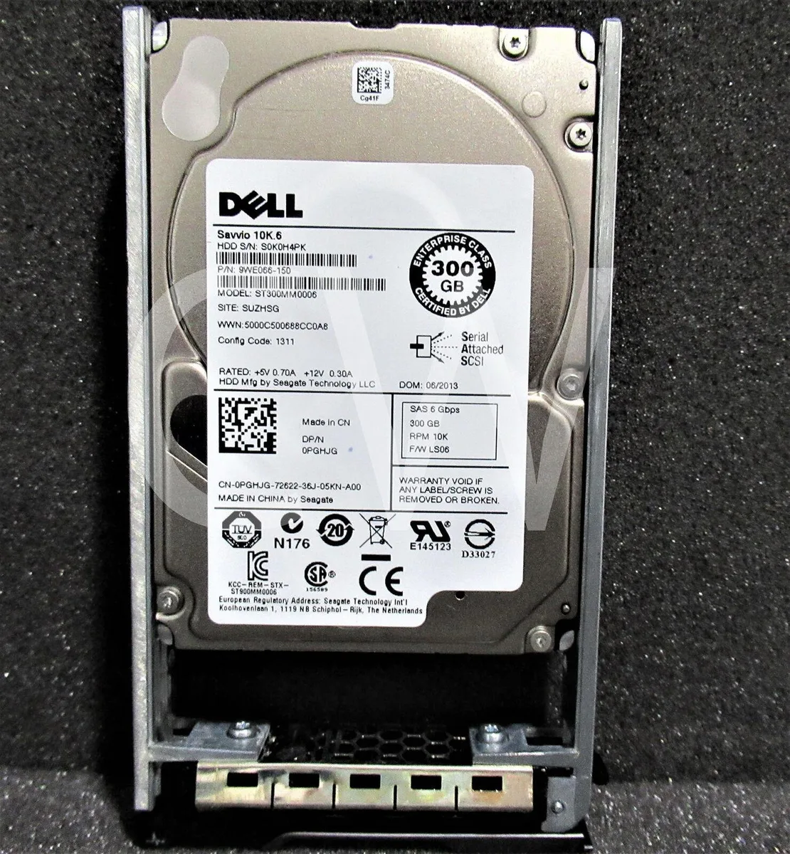 DELL DELL SAVVIO ST300MM0006 300GB 10000RPM 6Gbps 2.5" SAS internal hard drive — product photo