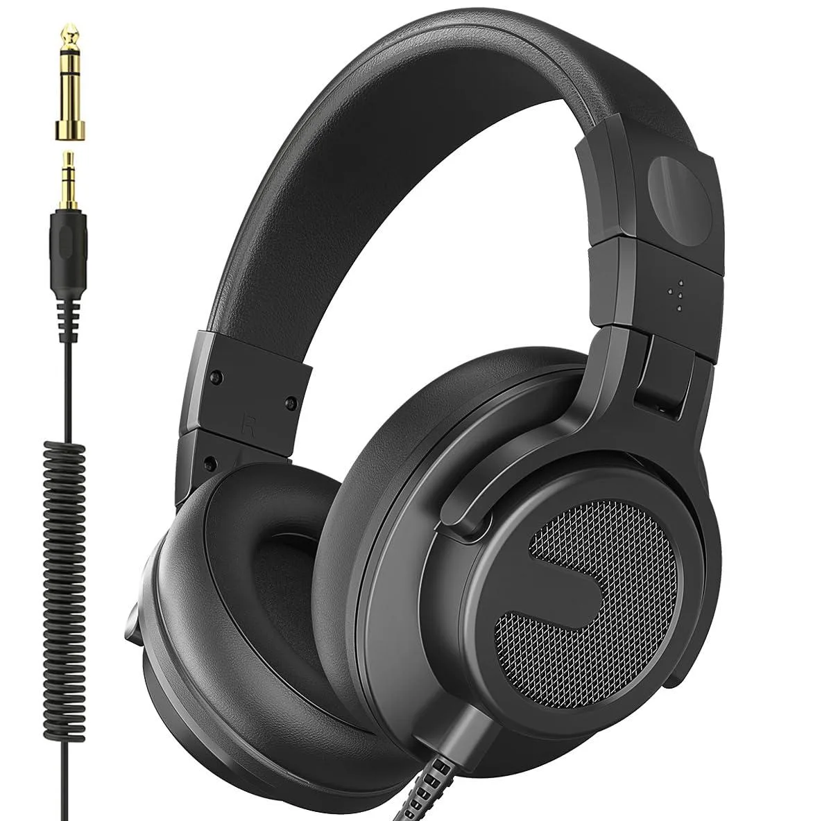  Aechorhy YY-03 Over-Ear Headphones 50mm Driver Black 3.5mm 6.35mm — product photo
