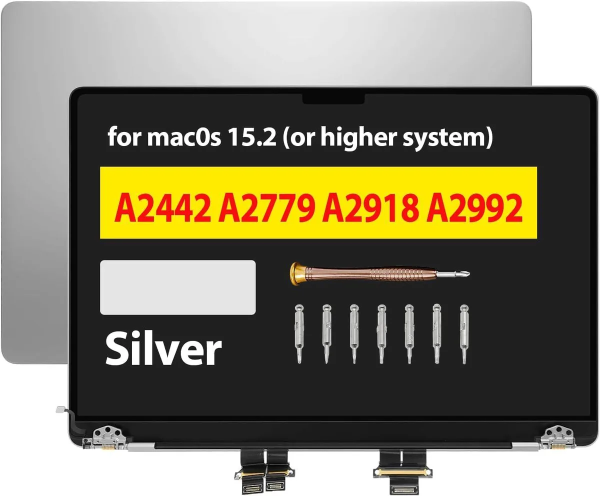 NUOLAISUN NUOLAISUN 14.2" MacBook Pro A2442 A2779 A2918 A2992 3024x1964 laptop screen Silver — product photo