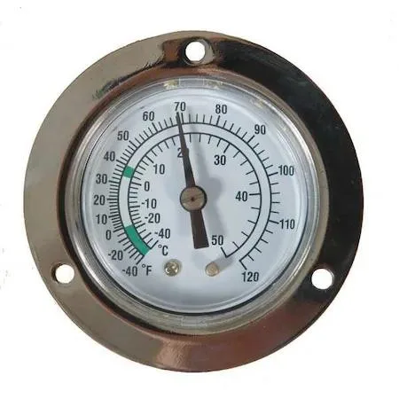 Value Brand Value Brand Analog Panel Mount Thermometer -40 to 120F 2 in dial 3.6 in probe — product photo