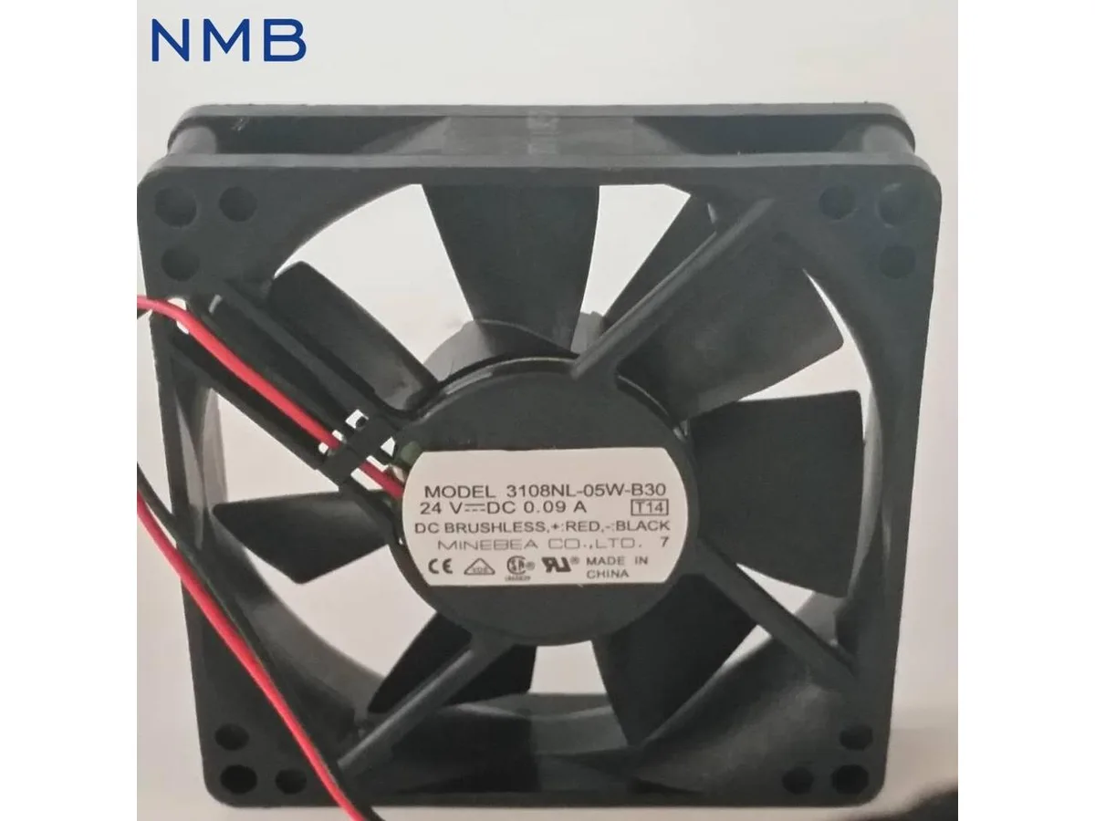 Fans Fans 3108NL-05W-B30 8020 80x80x20mm 24V 0.09A dual ball bearing case fan — product photo