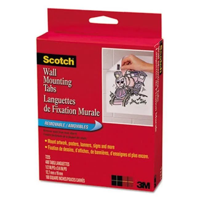 3M 3M 7225 Scotch Removable Mounting Tabs 480 Pack — product photo