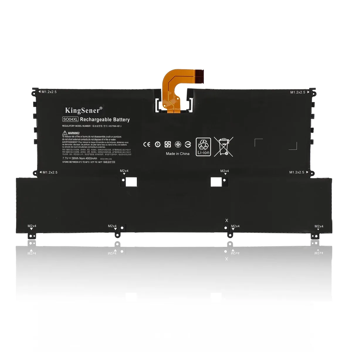 KingSener KingSener SO04XL laptop battery 38.2WH 7.7V for HP Spectre 13-V000 series — product photo