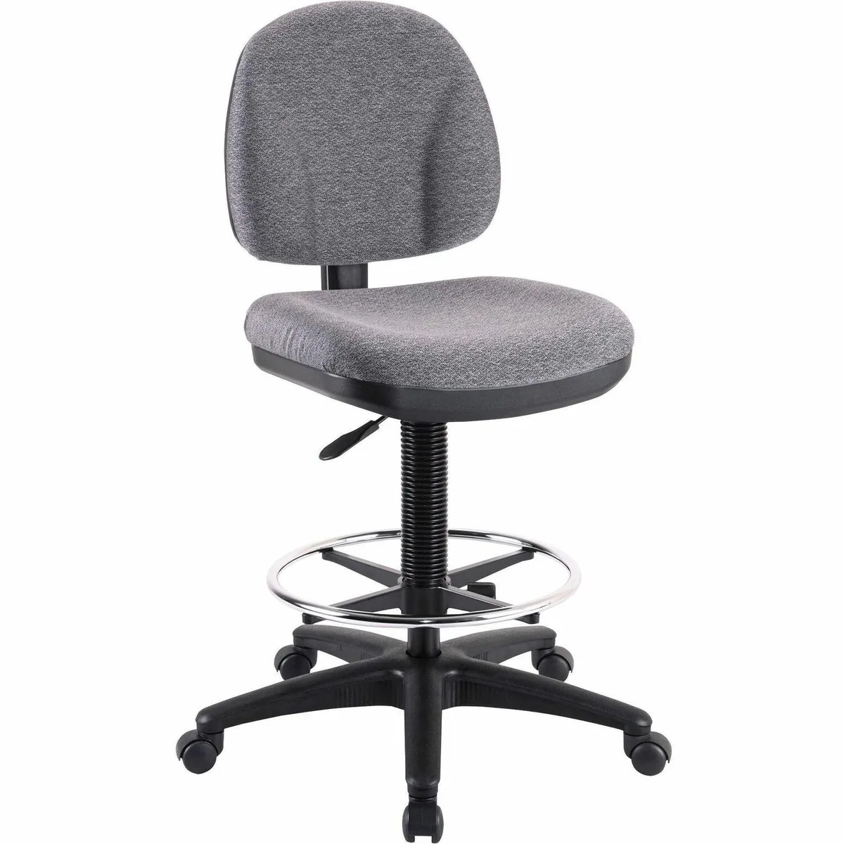 Lorell Lorell 80009 Adjustable Multi Task Stool Gray 24x24x40-1/2x50-1/2 office furniture — product photo