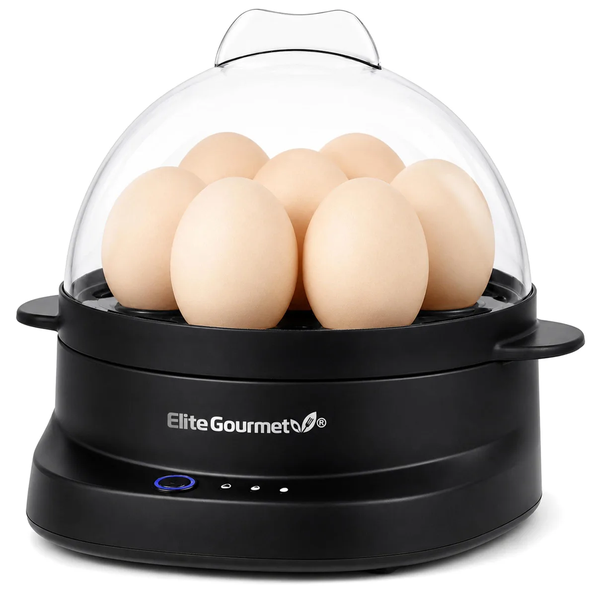  Elite Gourmet 7-Egg Electric Cooker with Voice Alerts, Auto Shut-Off — product photo