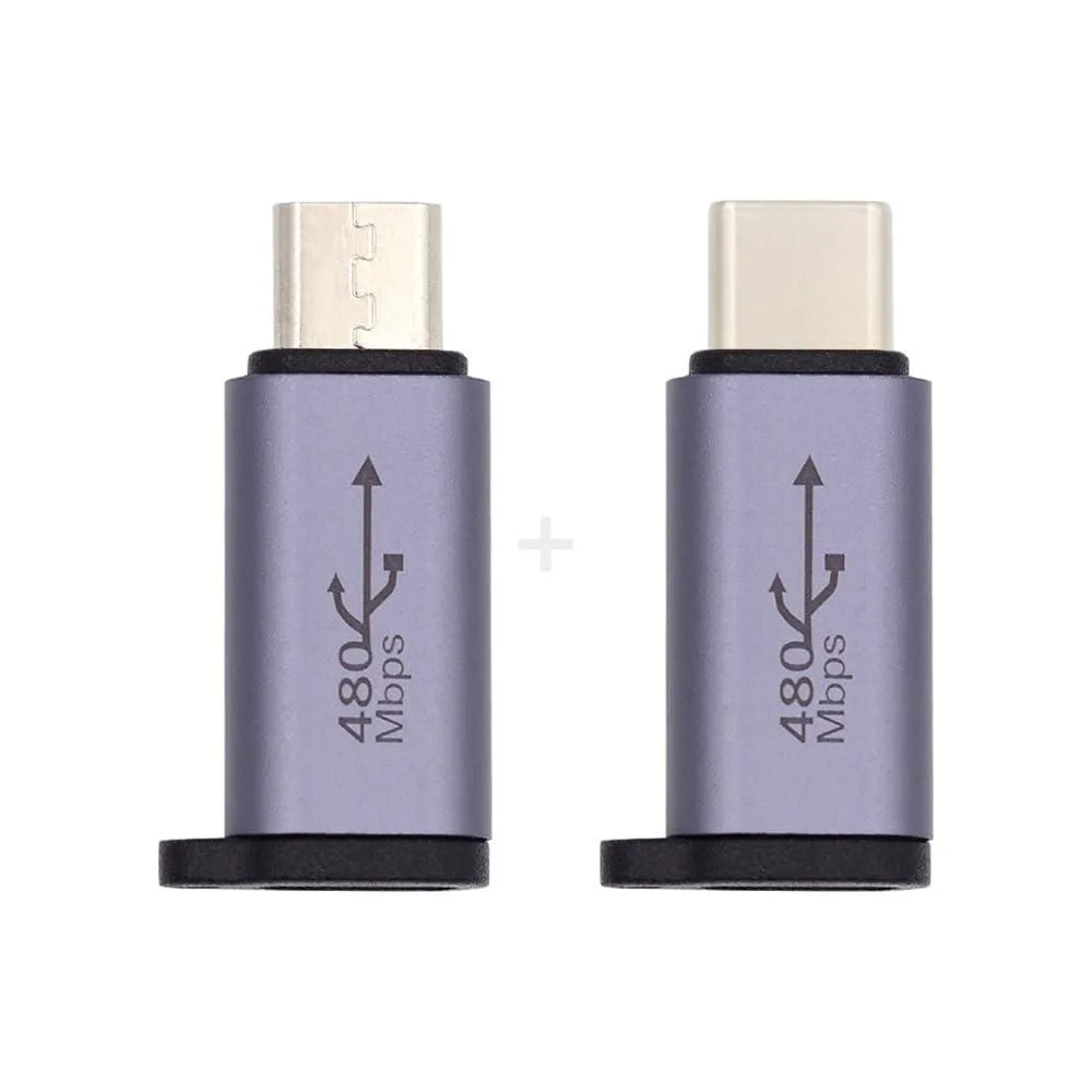 Vszerda Vszerda Micro USB Type-C to USB 2.0 8P Female Adapter 2pcs — product photo