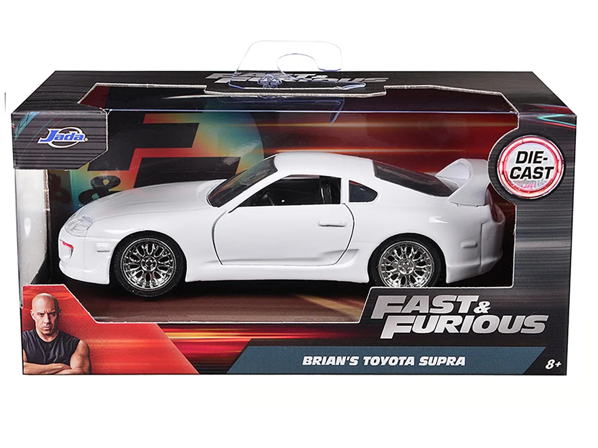 Jada Jada Brian's Toyota Supra White Fast & Furious 7 1/32 Diecast Car — product photo