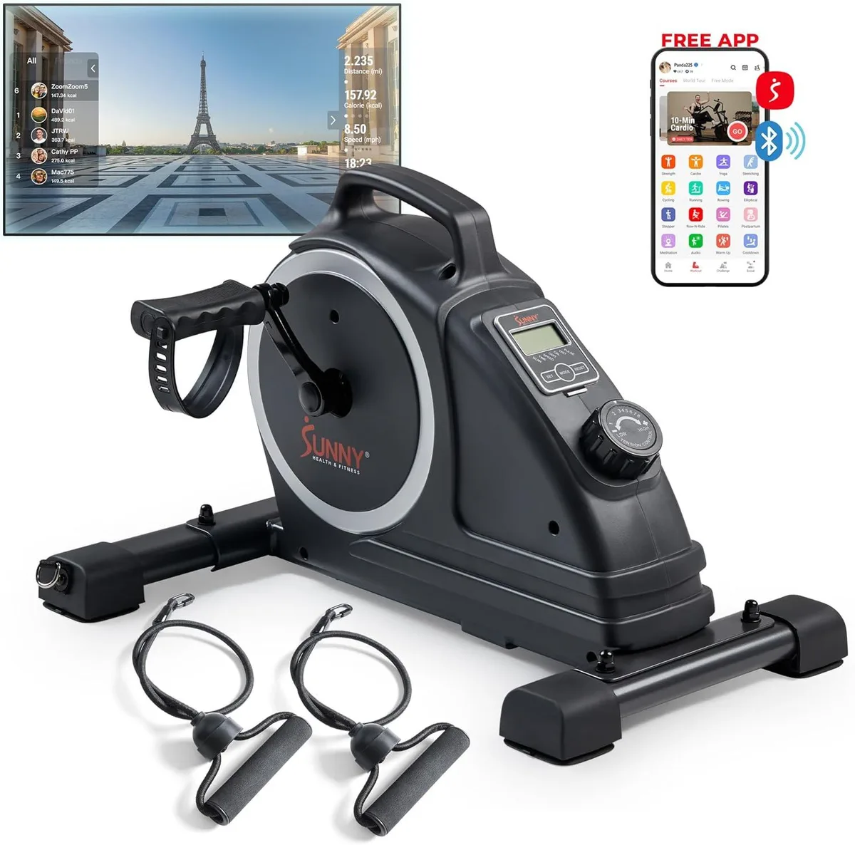 TAURKENAM TAURKENAM Under-Desk Bike Trainer weight training — product photo