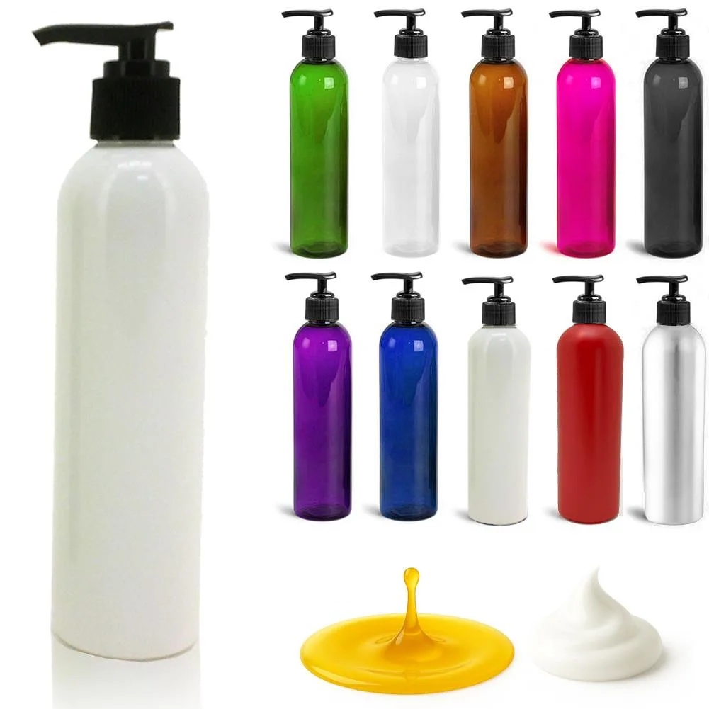 Vandue Corporation Vandue Corporation 8oz Bullet Round Bottle with Saddle Pump White 7.5" .1000 lbs — product photo