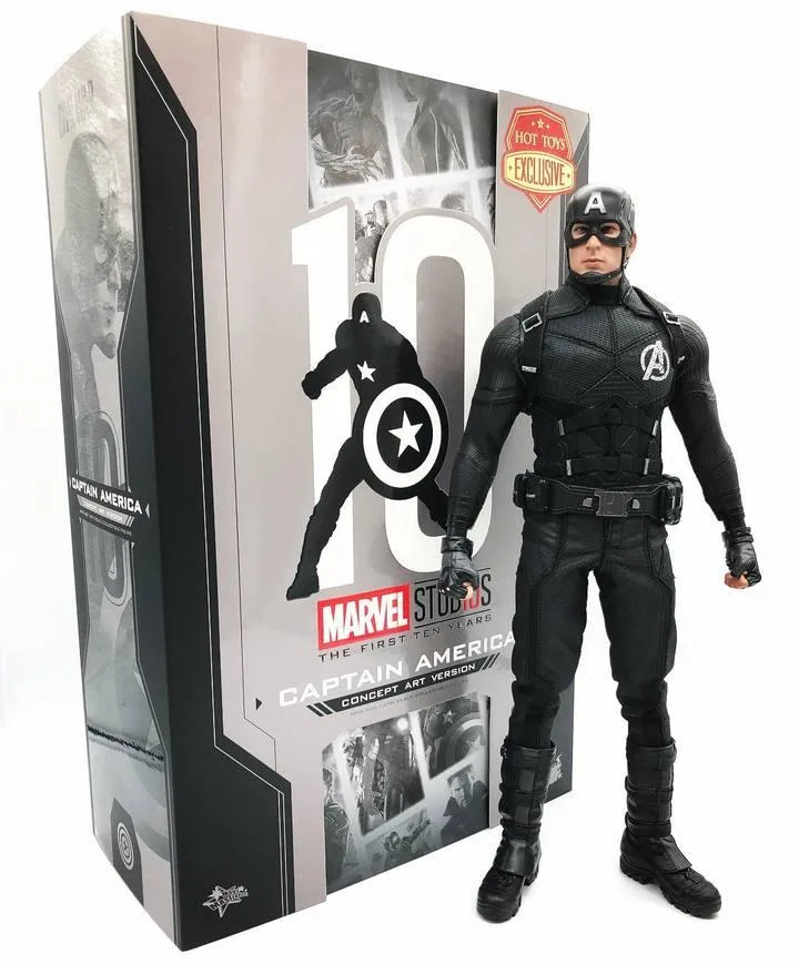 Hot Toys Hot Toys MMS488 Captain America Concept Art Version action figure — product photo