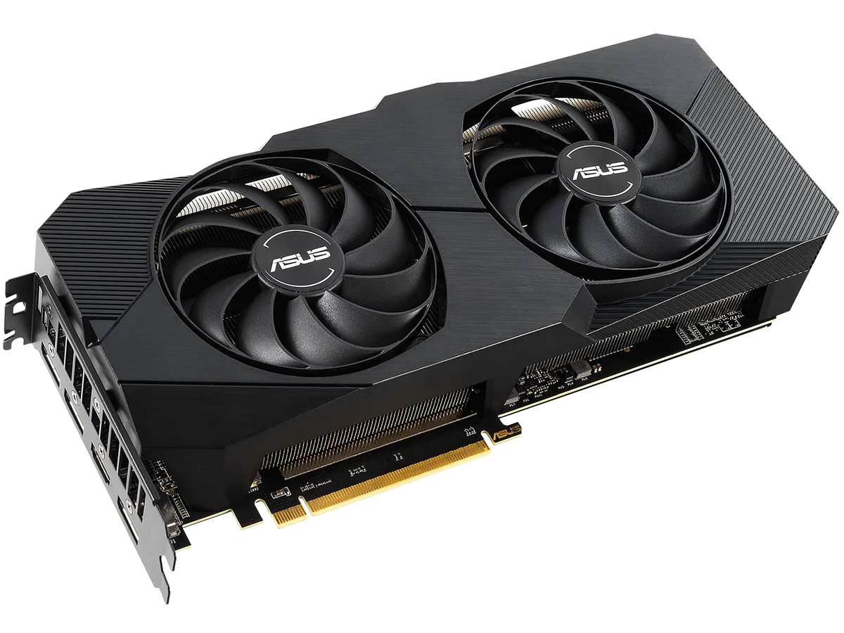 ASUS ASUS DUAL-RX5600XT-T6G-EV Radeon RX 5600 XT graphics card — product photo
