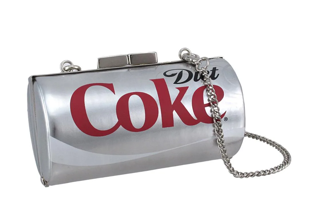 Comeco Inc. Comeco Inc. Diet Coke Can Evening Bag Silver 54-inch Strap — product photo