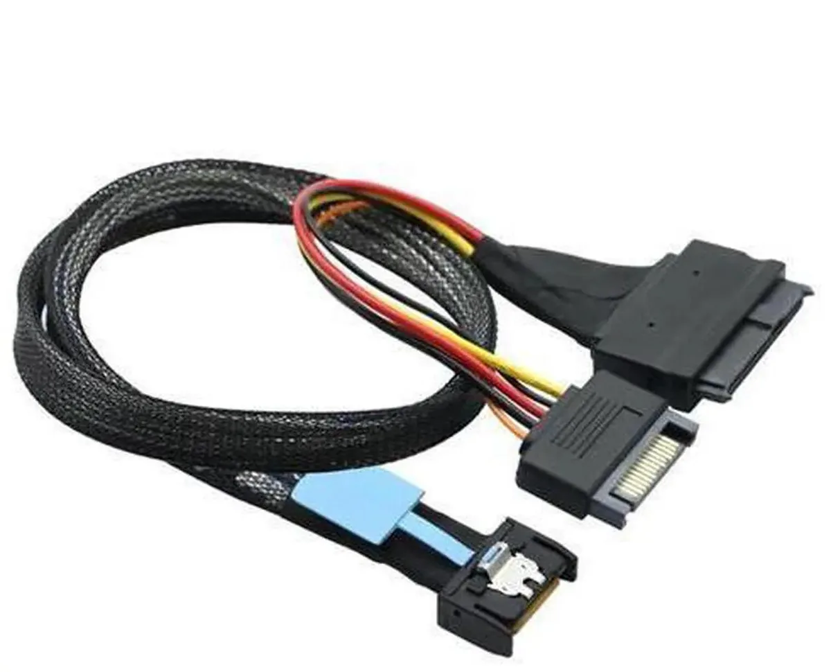 SMUGDESK SMUGDESK SFF8654 4I to SFF8639 U.2 Adapter Cable 15Pin SATA Power — product photo