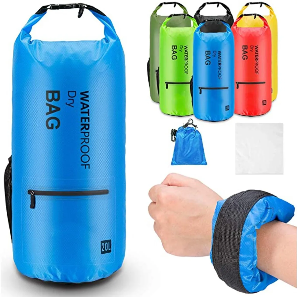 Altatac Altatac Alta-Bag 10L Waterproof Dry Bag Backpack Blue — product photo