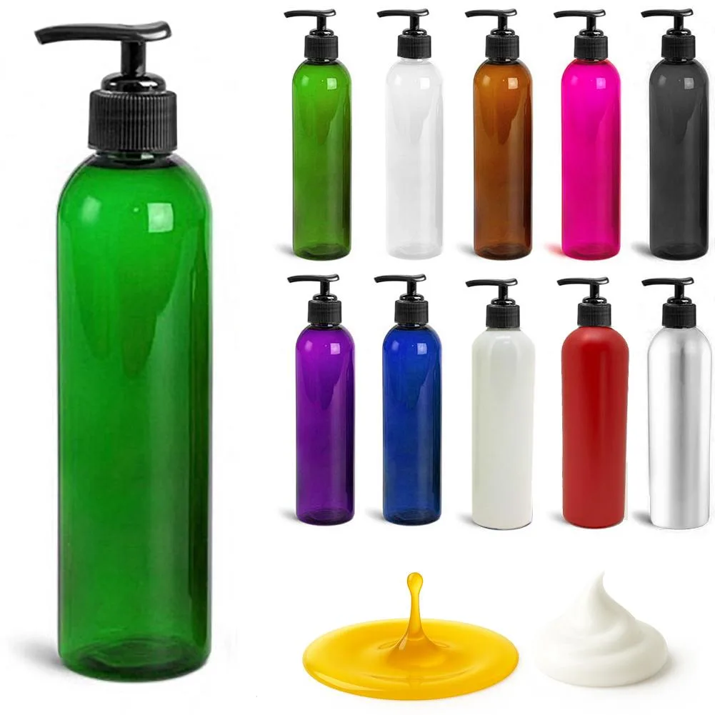 Vandue Corporation Vandue Corporation 8oz Bullet Round Bottle with Saddle Pump Green 7.5 — product photo