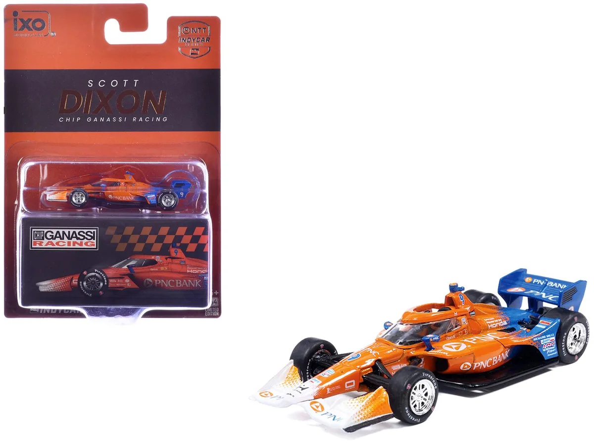 Ixo Models Ixo Models Dallara IndyCar #9 Scott Dixon PNC Bank Chip Ganassi Racing 2026 1/64 hobby collectible — product photo
