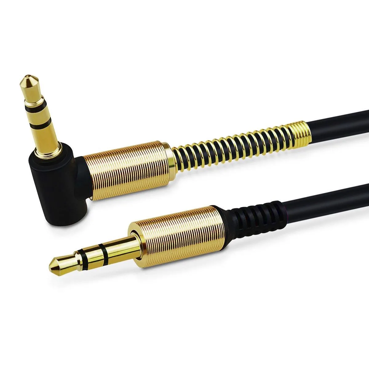 JacobsParts Inc. JacobsParts Inc. 3.5mm AUX Cable Right Angle Male 3 ft — product photo