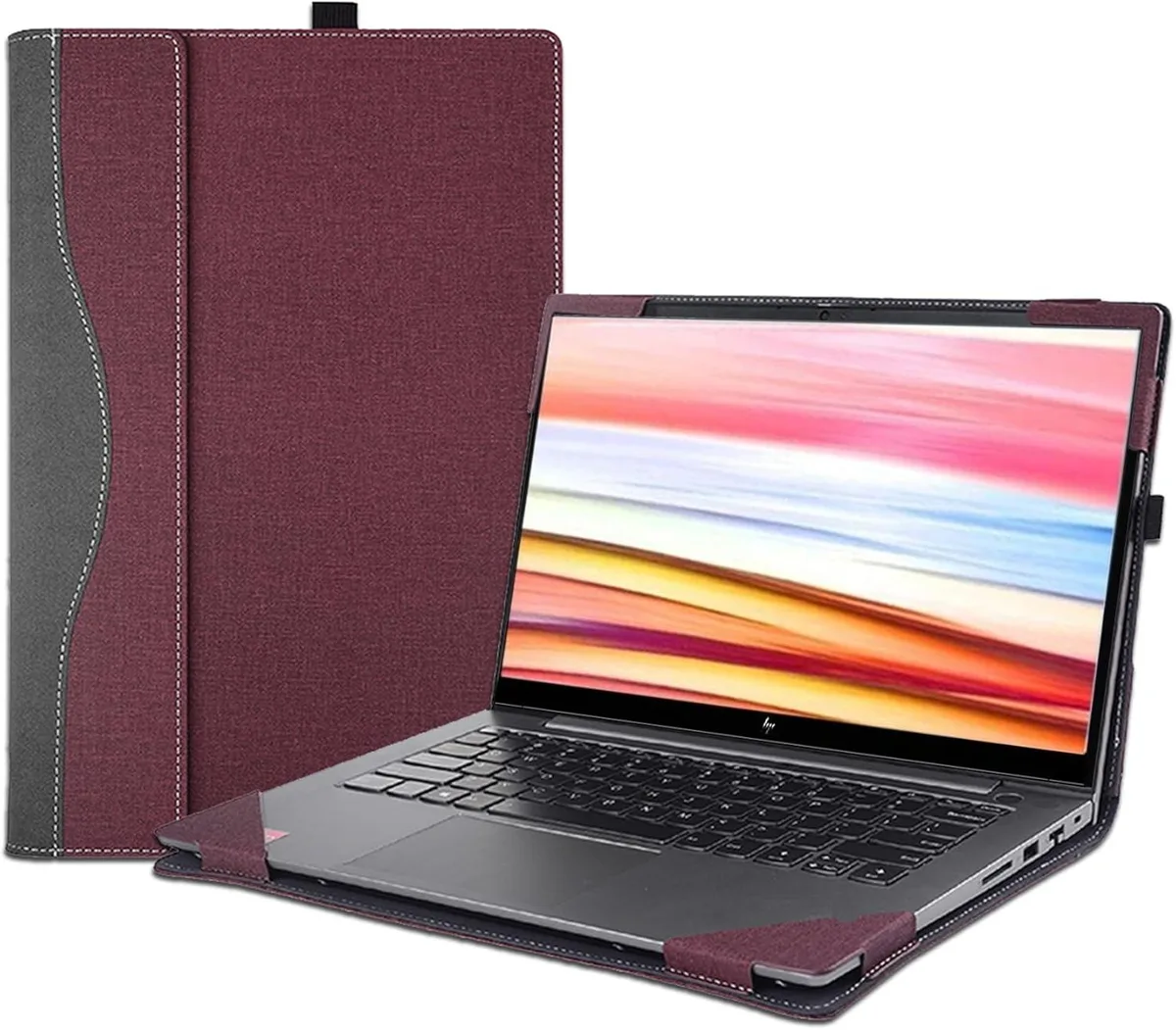 BONAEVER BONAEVER 16 inch Laptop Case Coffee for HP Spectre x360 16-f 16t-f Envy 16-h 16t-h — product photo