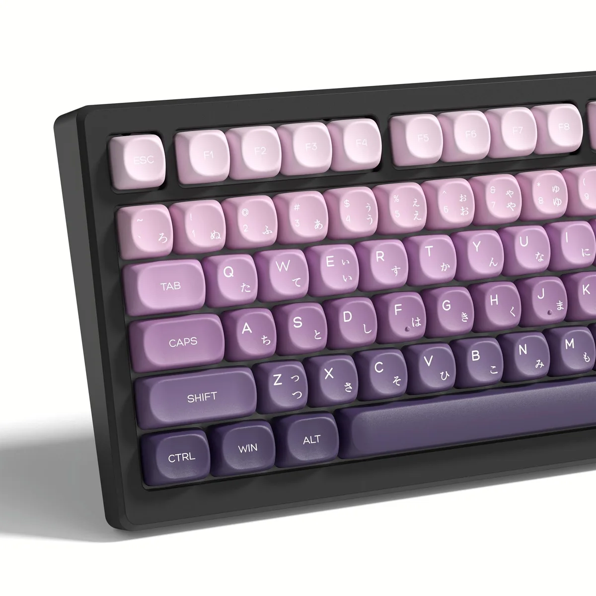Womier Womier MOA Purple Japanese Keycaps 134 Keys PBT Dye-Sub Gradient — product photo