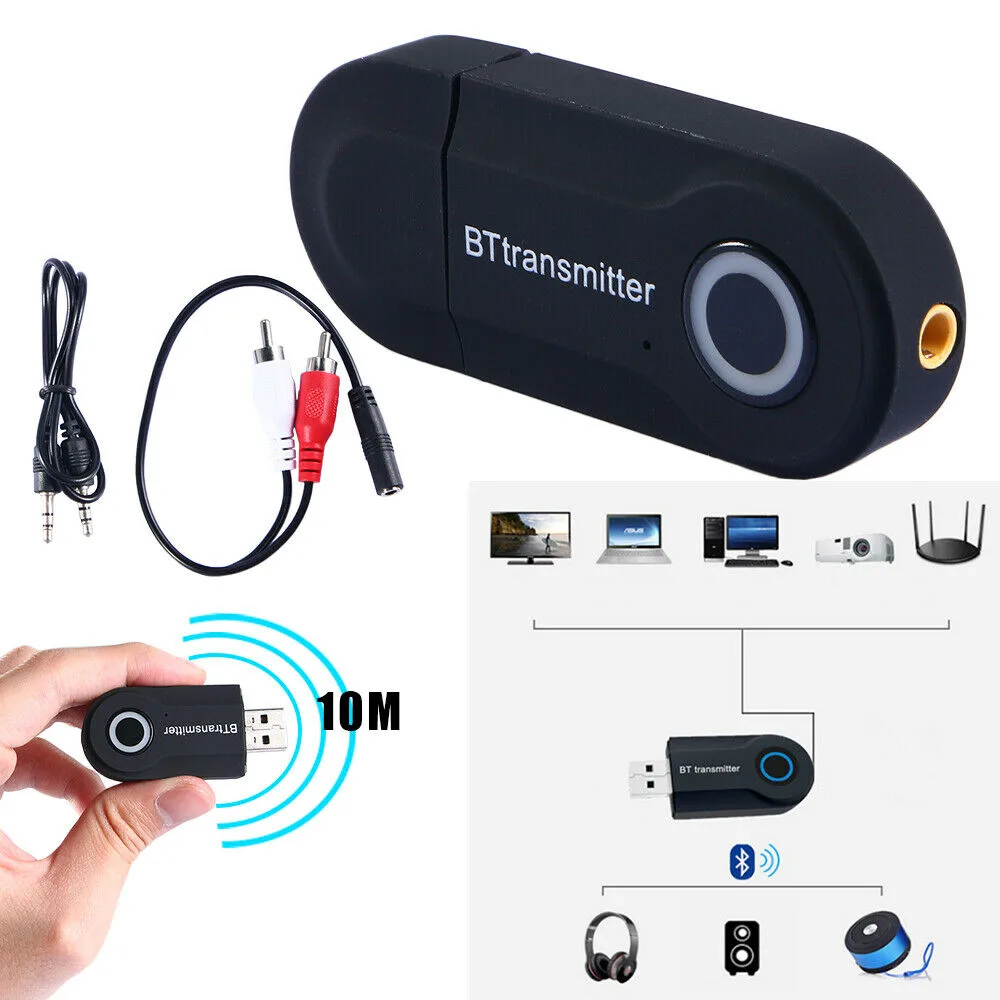 Tonstep Tonstep GT90S Bluetooth 5.0 Transmitter 3.5mm RCA USB — product photo